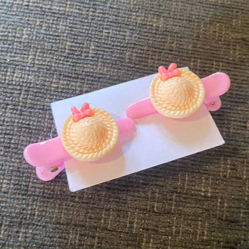 Unbranded Hair Clip Set Girls OS Multicolor New Butterfly Cat Floral Bow 12pc